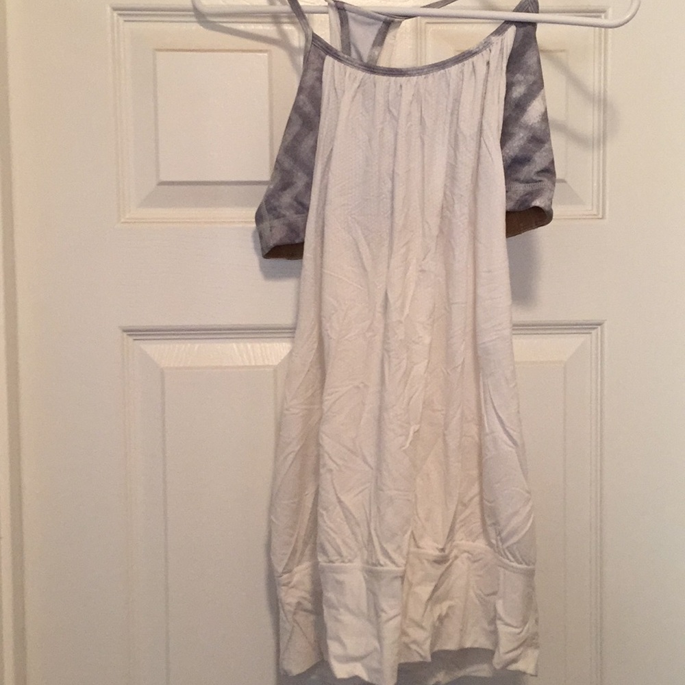 White Lululemon tank
